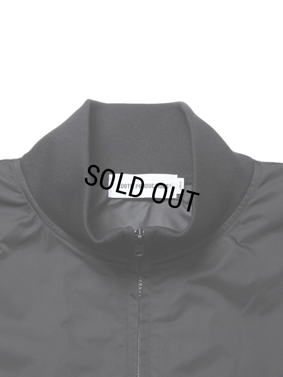 画像3: COOTIE PRODUCTIONS/Memory Polyester Twill Half Zip Top（Black）［ハーフジップトップ-24秋冬］ (3)