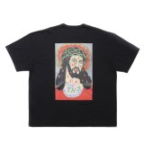 COOTIE PRODUCTIONS/Print S/S Tee（LOVE THY NEIGHBOUR）（Black）［プリントT-24秋冬］