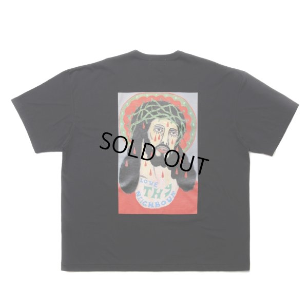画像1: COOTIE PRODUCTIONS/Print S/S Tee（LOVE THY NEIGHBOUR）（Black）［プリントT-24秋冬］