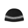 COOTIE PRODUCTIONS/Crochet Cuffless Beanie（Black Line）［カフレス