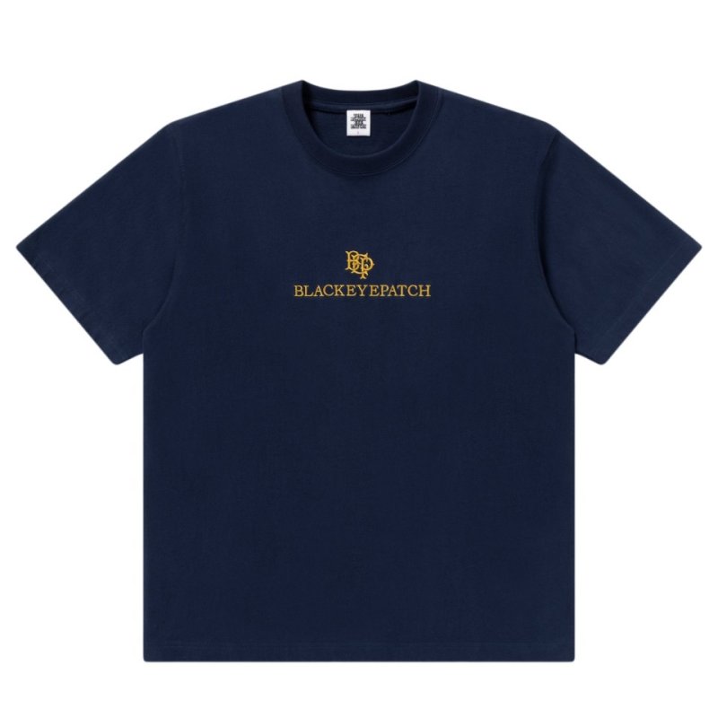 画像1: BlackEyePatch/CLASSIC EMBLEM TEE(NAVY)