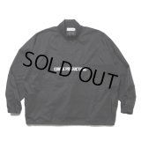 COOTIE PRODUCTIONS/Memory Polyester Twill Half Zip Top（Black）［ハーフジップトップ-24秋冬］
