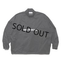 COOTIE PRODUCTIONS/Memory Polyester Twill Half Zip Top（Black）［ハーフジップトップ-24秋冬］