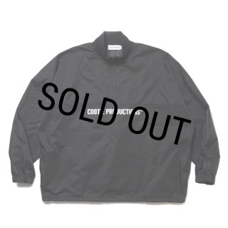 COOTIE PRODUCTIONS/Memory Polyester Twill Half Zip Top（Black