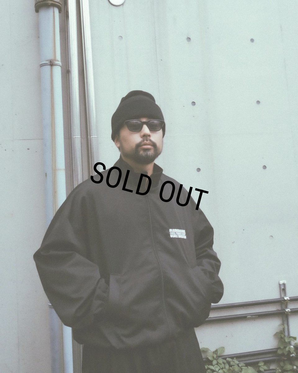 画像3: COOTIE PRODUCTIONS/Polyester Twill Track Jacket（Black）［トラックJKT-24秋冬］ (3)