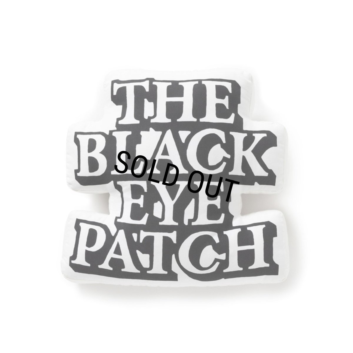 画像1: BlackEyePatch/OG LABEL CUSHION（WHITE） (1)