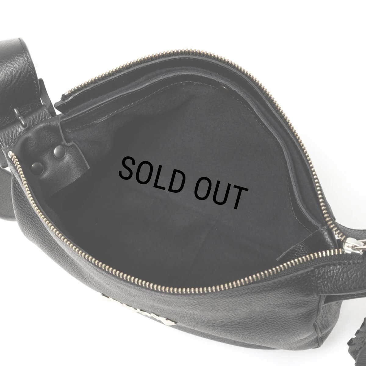 画像9: CALEE/STUDS LEATHER SHOULDER BAG ＜REGULAR＞（BLACK）［スタッズレザーショルダーバッグ"レギュラー"-24秋冬］ (9)