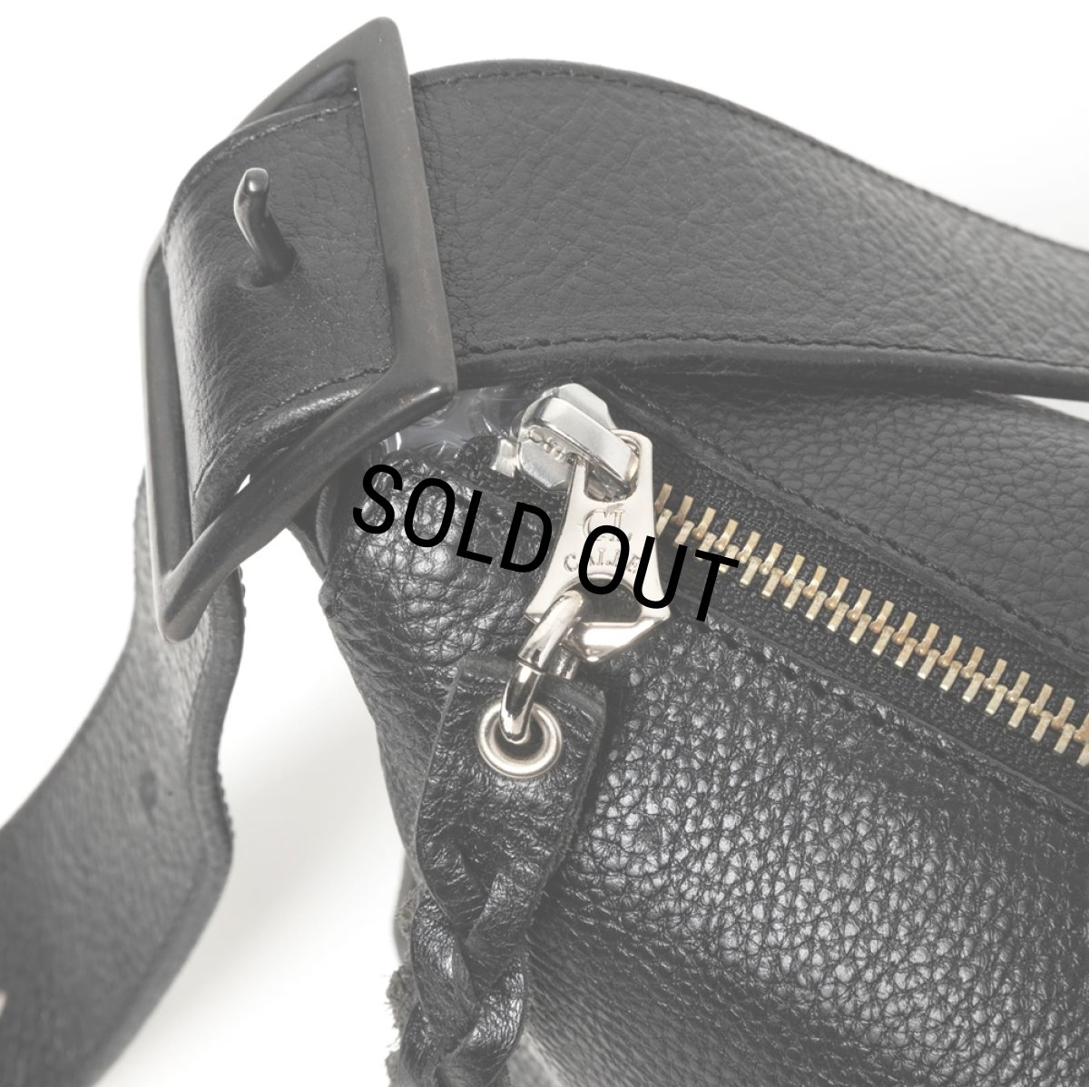 画像6: CALEE/STUDS LEATHER SHOULDER BAG ＜REGULAR＞（BLACK）［スタッズレザーショルダーバッグ"レギュラー"-24秋冬］ (6)