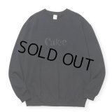 【30%OFF】CALEE/EMBROIDERY CALEE LOGO CREW NECK SW（BLACK）［クルーネックスウェット-24秋冬］