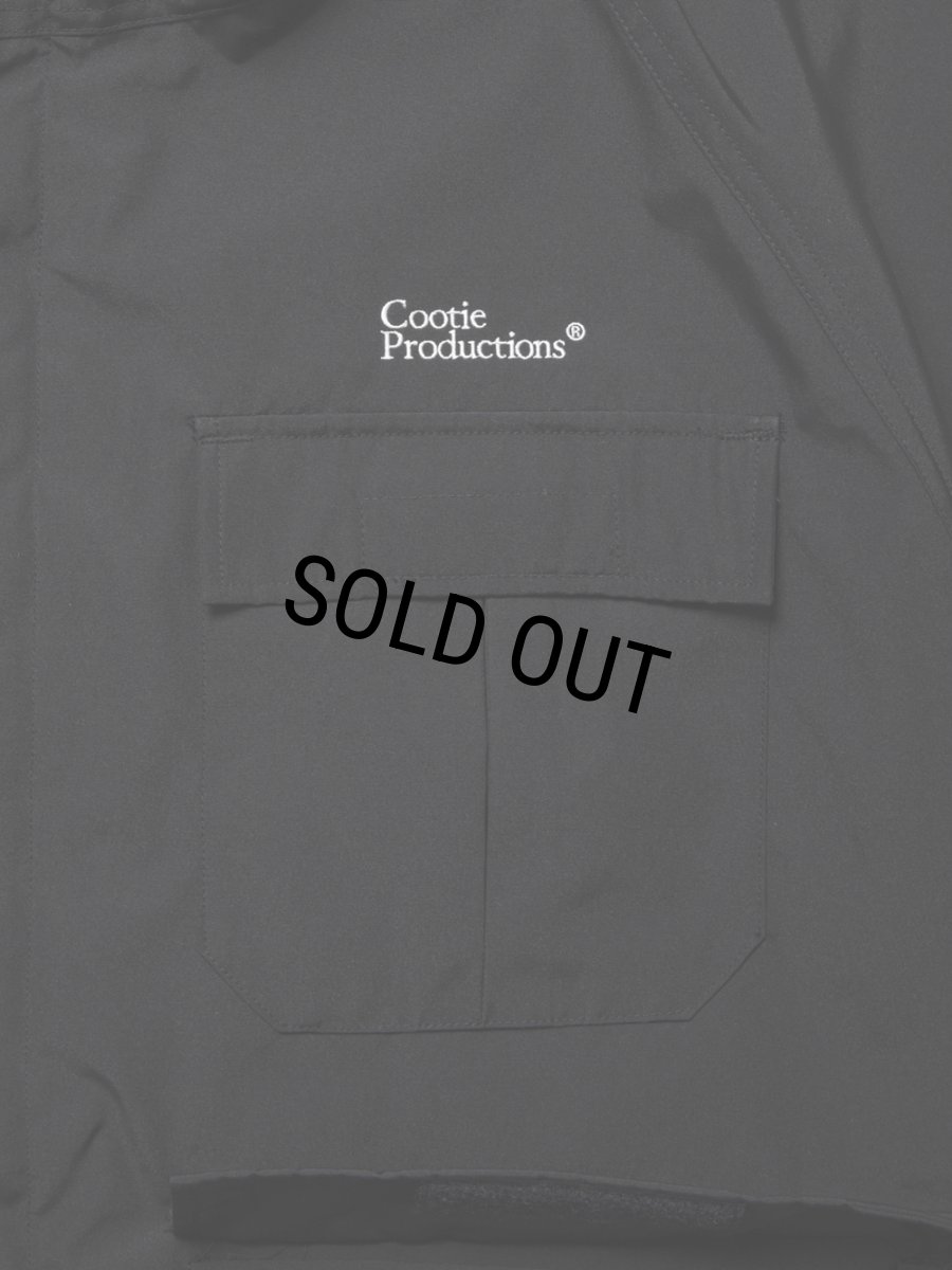 画像3: COOTIE PRODUCTIONS/T/C Weather Hooded Shell Jacket（Black）［T/CウェザーフーデッドシェルJKT-24秋冬］ (3)