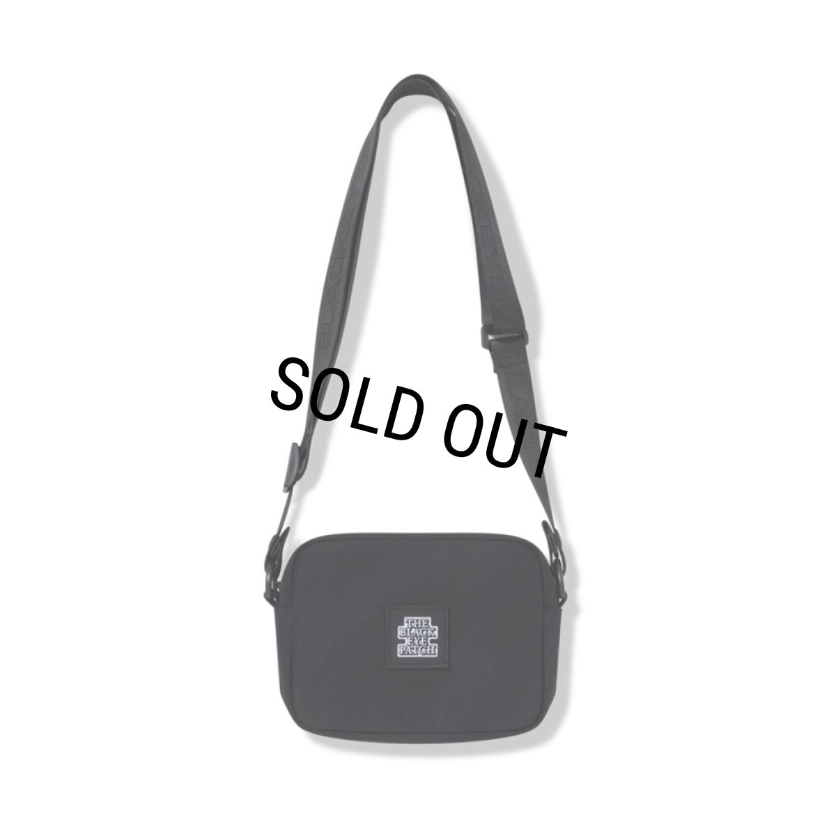 画像1: BlackEyePatch/JACQUARD STRAP SHOULDER BAG(BLACK) (1)