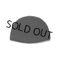 COOTIE PRODUCTIONS/Crochet Cuffless Beanie（Black）［カフレスビーニー-24秋冬］