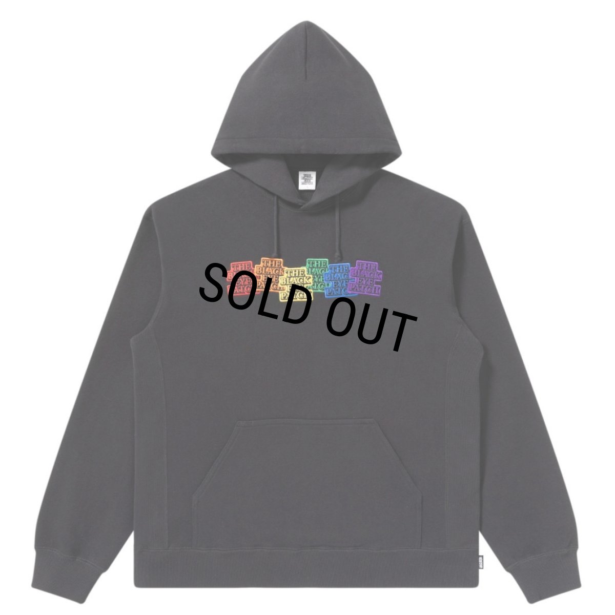画像1: BlackEyePatch/RAINBOW OG LABELS HOODIE(BLACK) (1)