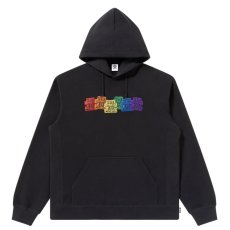 画像1: BlackEyePatch/RAINBOW OG LABELS HOODIE(BLACK) (1)