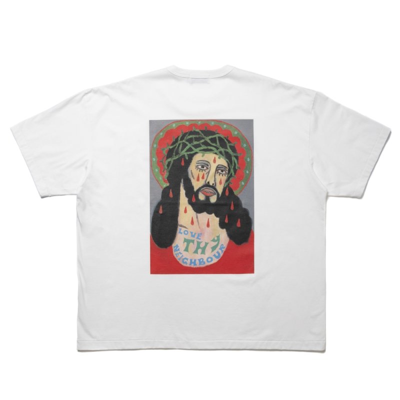 画像2: COOTIE PRODUCTIONS/Print S/S Tee（LOVE THY NEIGHBOUR）（White）［プリントT-24秋冬］
