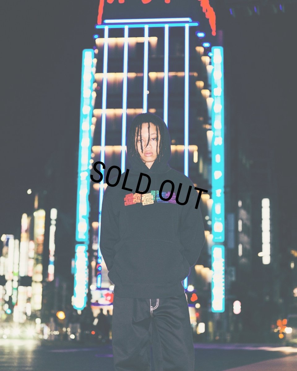 画像3: BlackEyePatch/RAINBOW OG LABELS HOODIE(BLACK) (3)