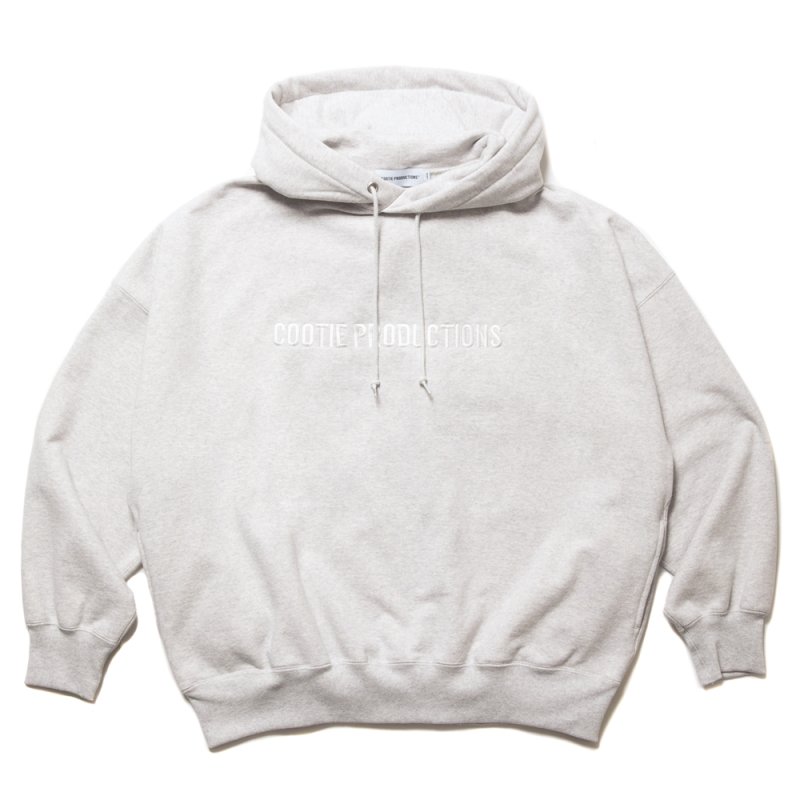 画像1: COOTIE PRODUCTIONS/Open End Yarn Sweat Hoodie（Embroidery）（Oatmeal）［スウェットフーディー-24秋冬］