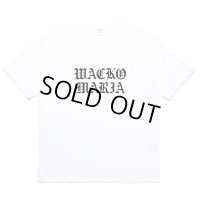 WACKO MARIA/WASHED HEAVY WEIGHT T-SHIRT（WHITE）［プリントT-24秋冬］