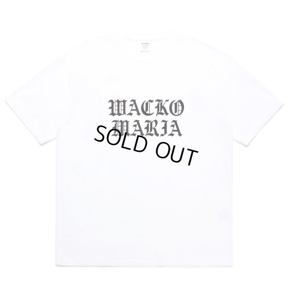 画像1: WACKO MARIA/WASHED HEAVY WEIGHT T-SHIRT（WHITE）［プリントT-24秋冬］
