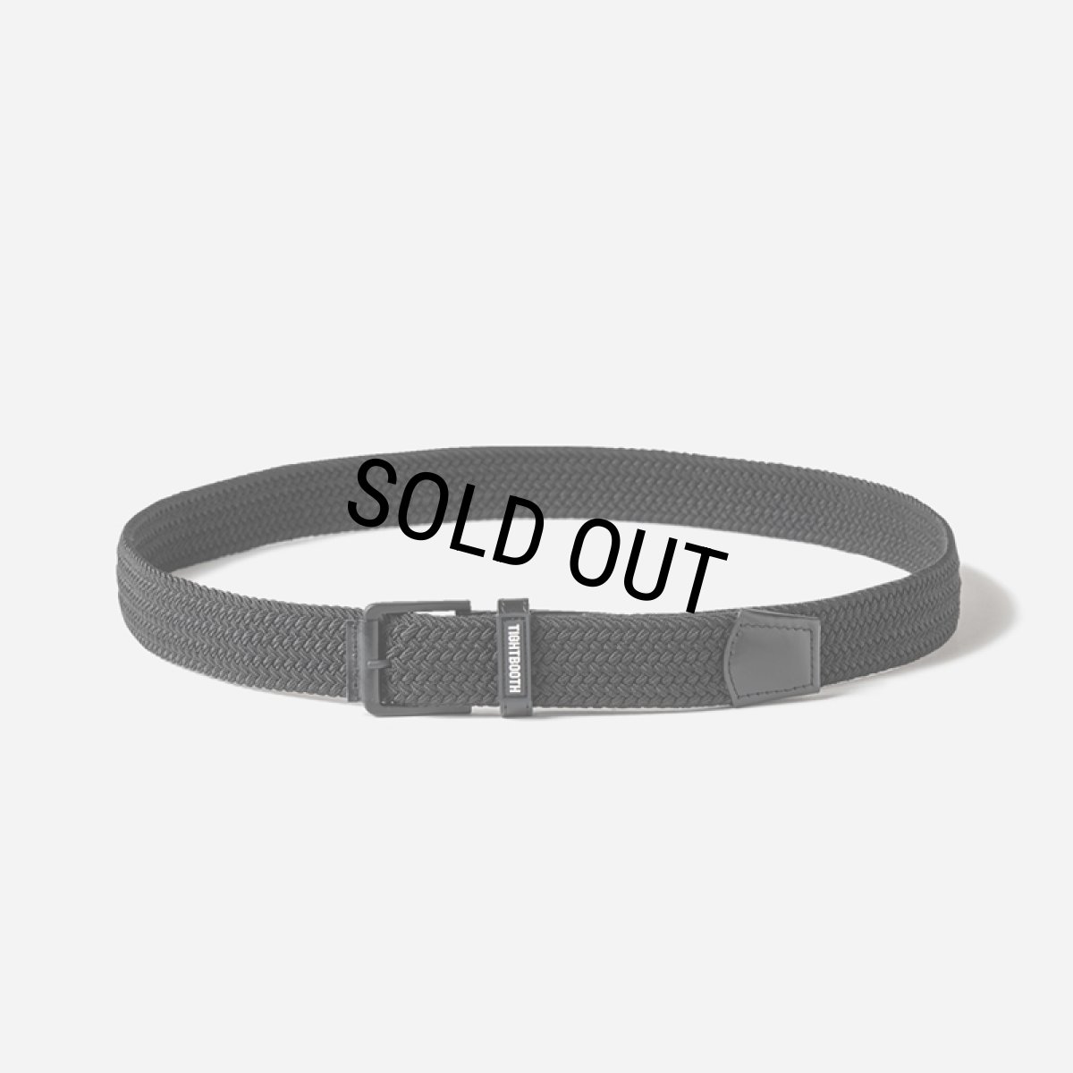 画像1: TIGHTBOOTH/STRETCH MESH BELT（Black）［ストレッチメッシュベルト-24秋冬］ (1)