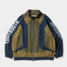 画像1: 【30%OFF】TIGHTBOOTH/RACING TRACK JACKET（Olive/Navy）［レーシングトラックJKT-24秋冬］ (1)