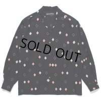 WACKO MARIA/DIAMOND HAWAIIAN SHIRT（BLACK）［ダイヤモンドハワイアンシャツ-24秋冬］