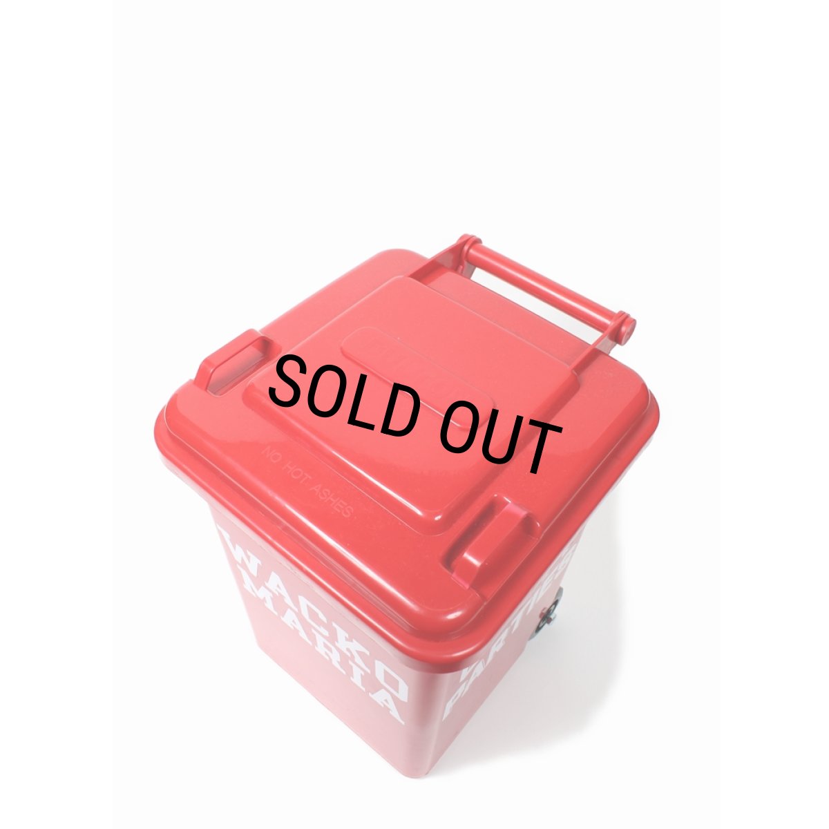 画像2: WACKO MARIA/TRASH CAN（SMALL）（RED）［トラッシュカン-24秋冬］ (2)