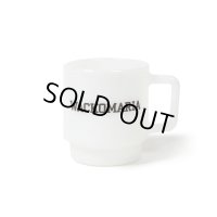 WACKO MARIA/MILK GLASS MUG（WHITE）［マグカップ-24秋冬］