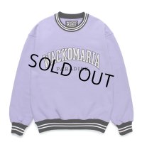 WACKO MARIA/HEAVY WEIGHT SWEAT SHIRT（PURPLE）［クルーネックスウェット-24秋冬］