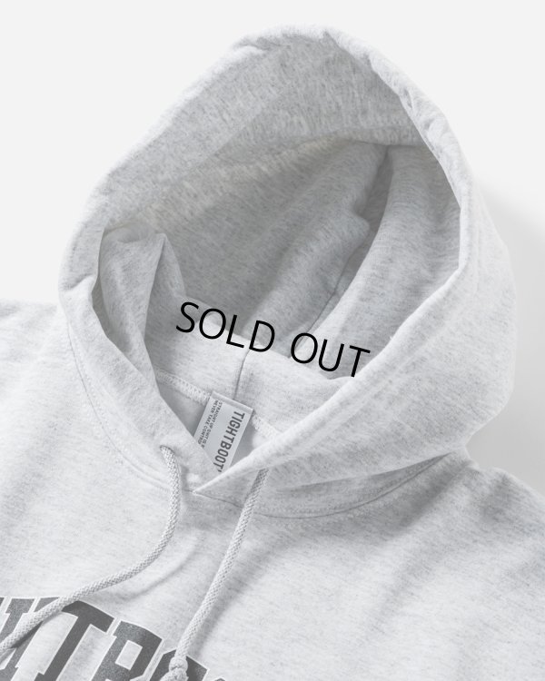 画像2: 【30%OFF】TIGHTBOOTH/COLLEGE HOODED SWEAT SHIRT（Ash）［プルオーバーパーカー-24秋冬］