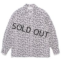 WACKO MARIA/LEOPARD HAWAIIAN SHIRT（PURPLE）［レオパードハワイアンシャツ-24秋冬］