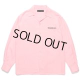 WACKO MARIA/50'S OPEN COLLAR SHIRT（PINK）［50'Sオープンカラーシャツ-24秋冬］