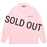 WACKO MARIA/50'S OPEN COLLAR SHIRT（PINK）［50'Sオープンカラー