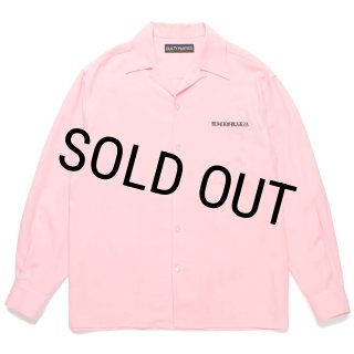 WACKO MARIA/50'S OPEN COLLAR SHIRT（PINK）［50'Sオープン