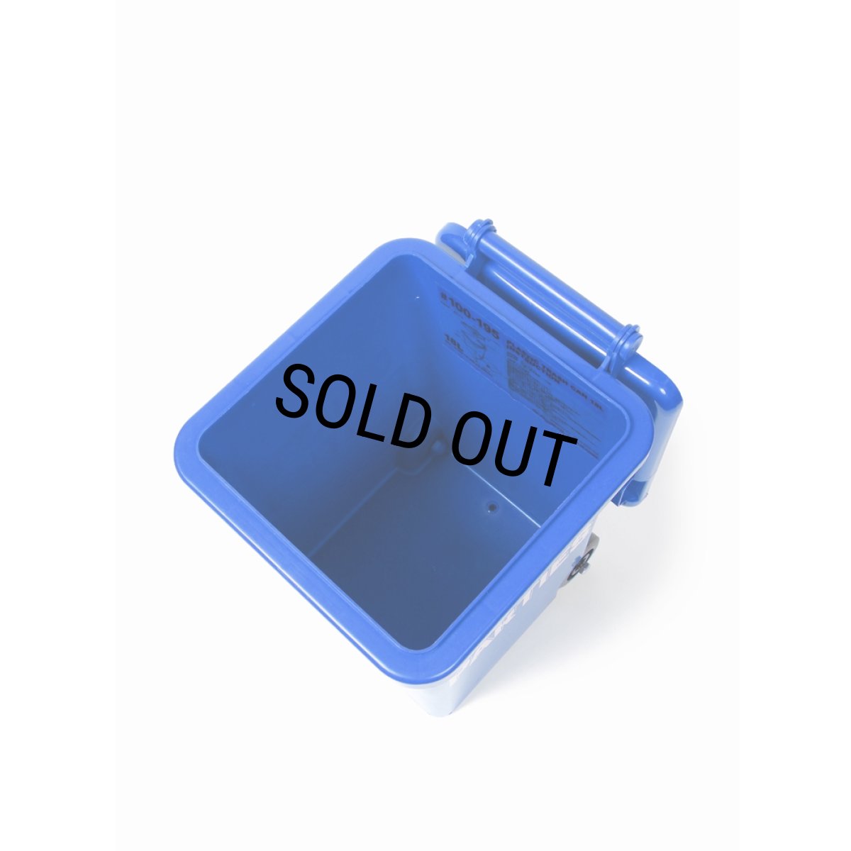 画像3: WACKO MARIA/TRASH CAN（SMALL）（BLUE）［トラッシュカン-24秋冬］ (3)