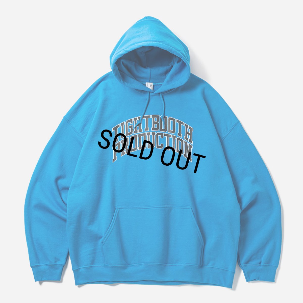 画像1: 【30%OFF】TIGHTBOOTH/COLLEGE HOODED SWEAT SHIRT（Blue）［プルオーバーパーカー-24秋冬］ (1)