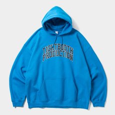 画像1: 【30%OFF】TIGHTBOOTH/COLLEGE HOODED SWEAT SHIRT（Blue）［プルオーバーパーカー-24秋冬］ (1)