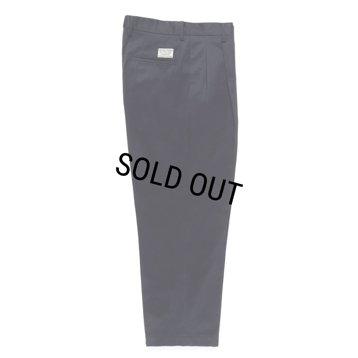画像1: WACKO MARIA/DOUBLE PLEATED CHINO TROUSERS（NAVY）［ツータックチノトラウザース-24秋冬］ (1)