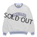 WACKO MARIA/HEAVY WEIGHT SWEAT SHIRT（GRAY）［クルーネックスウェット-24秋冬］