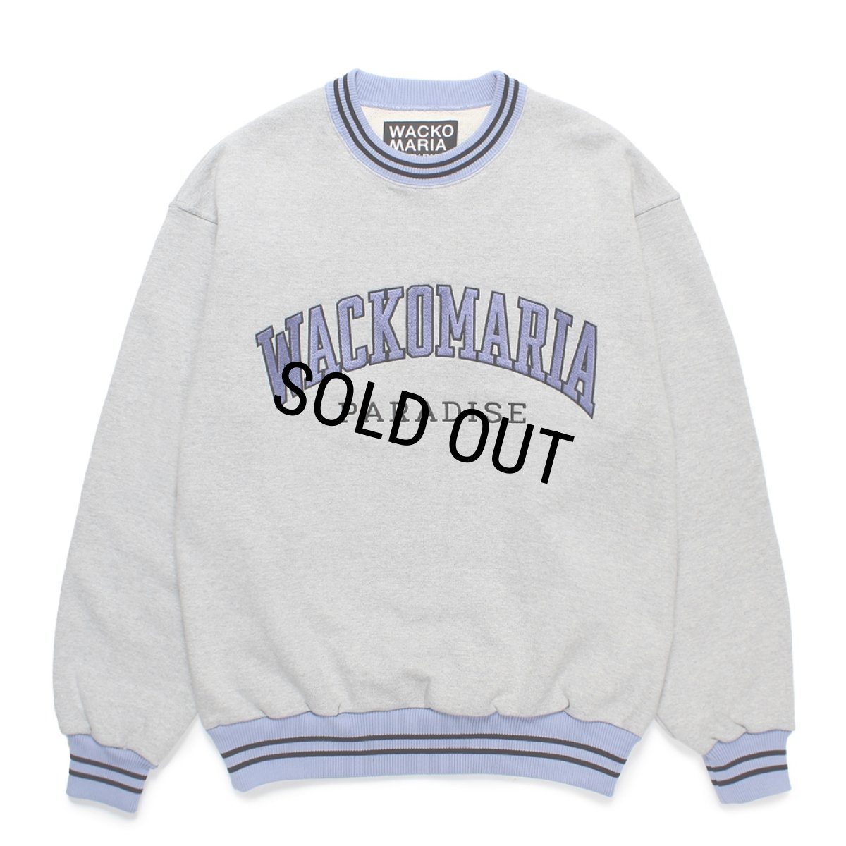 画像1: WACKO MARIA/HEAVY WEIGHT SWEAT SHIRT（GRAY）［クルーネックスウェット-24秋冬］ (1)