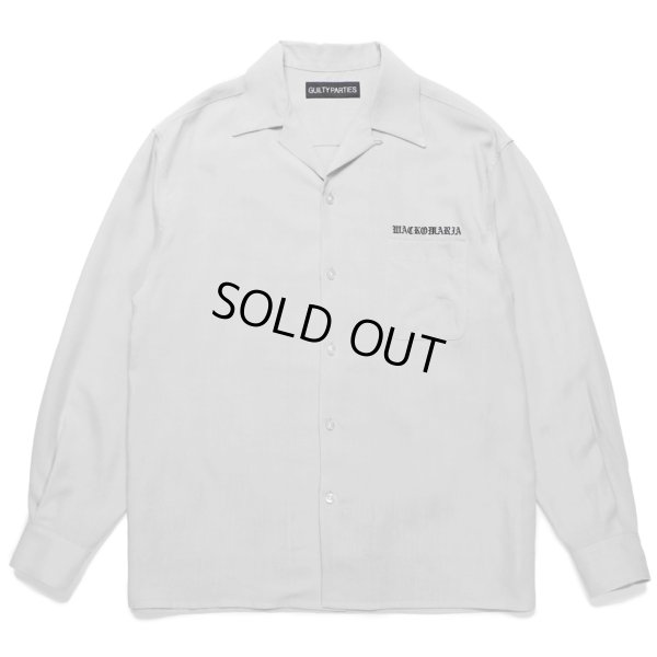 画像1: WACKO MARIA/50'S OPEN COLLAR SHIRT（GRAY）［50'Sオープンカラーシャツ-24秋冬］