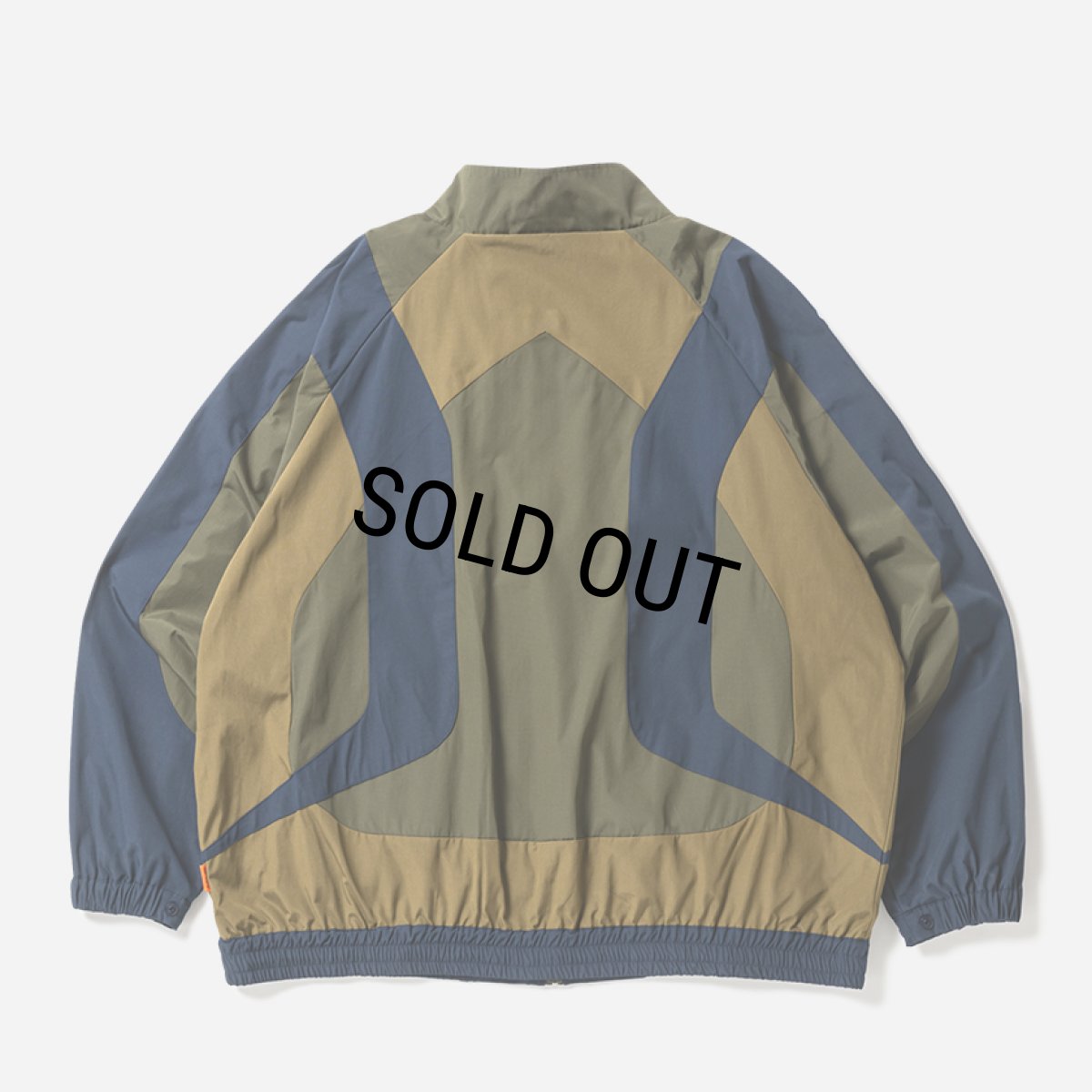 画像2: 【30%OFF】TIGHTBOOTH/RACING TRACK JACKET（Olive/Navy）［レーシングトラックJKT-24秋冬］ (2)