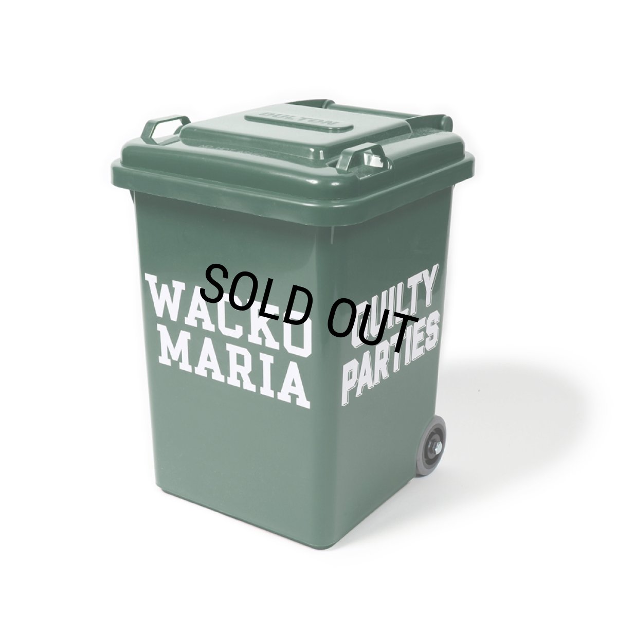 画像1: WACKO MARIA/TRASH CAN（SMALL）（GREEN）［トラッシュカン-24秋冬］ (1)