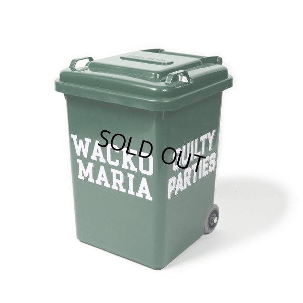 画像1: WACKO MARIA/TRASH CAN（SMALL）（GREEN）［トラッシュカン-24秋冬］