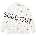 WACKO MARIA/DIAMOND HAWAIIAN SHIRT（WHITE）［ダイヤモンドハワイアンシャツ-24秋冬］