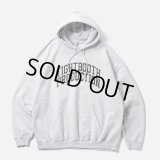 【30%OFF】TIGHTBOOTH/COLLEGE HOODED SWEAT SHIRT（Ash）［プルオーバーパーカー-24秋冬］