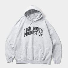画像1: 【30%OFF】TIGHTBOOTH/COLLEGE HOODED SWEAT SHIRT（Ash）［プルオーバーパーカー-24秋冬］ (1)