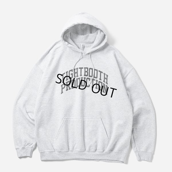 画像1: 【30%OFF】TIGHTBOOTH/COLLEGE HOODED SWEAT SHIRT（Ash）［プルオーバーパーカー-24秋冬］