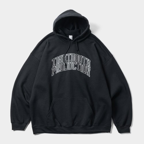 他の写真1: 【30%OFF】TIGHTBOOTH/COLLEGE HOODED SWEAT SHIRT（Black）［プルオーバーパーカー-24秋冬］