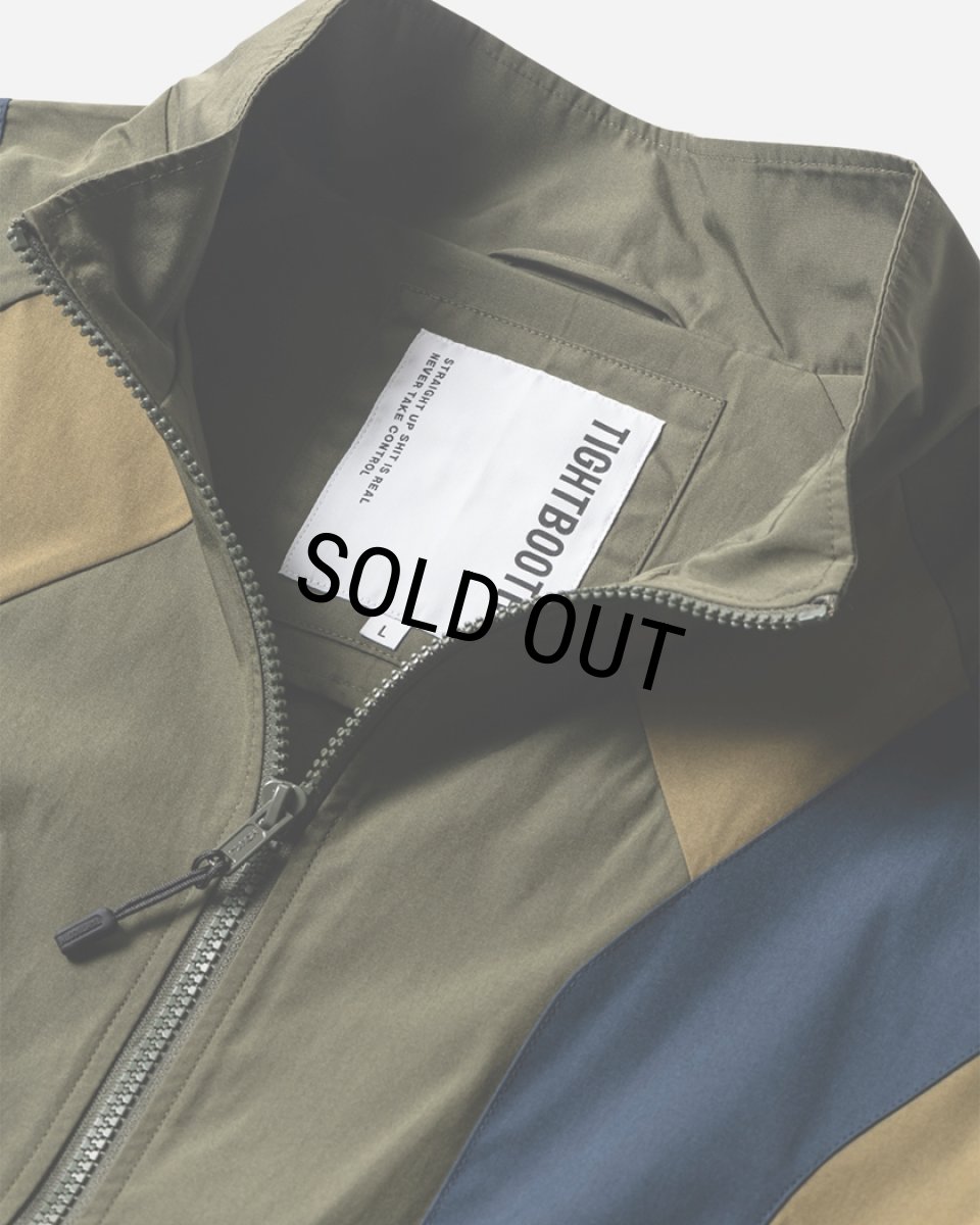 画像3: 【30%OFF】TIGHTBOOTH/RACING TRACK JACKET（Olive/Navy）［レーシングトラックJKT-24秋冬］ (3)